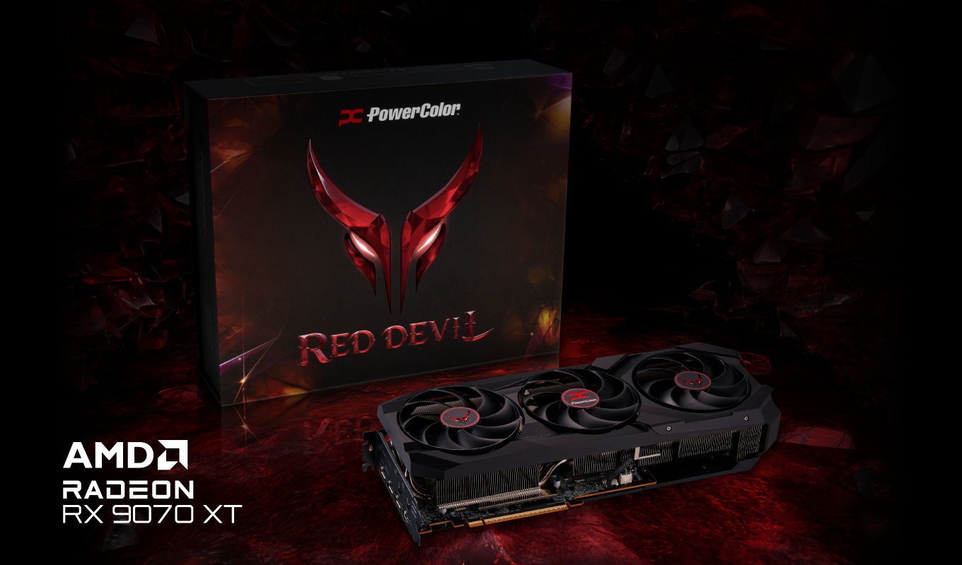 AMD Radeon RX 9070 XT/RX 9070搭載グラフィックカード、「Red AMD Radeon RX 9070 XT/RX 9070搭載グラフィックカード、「Red